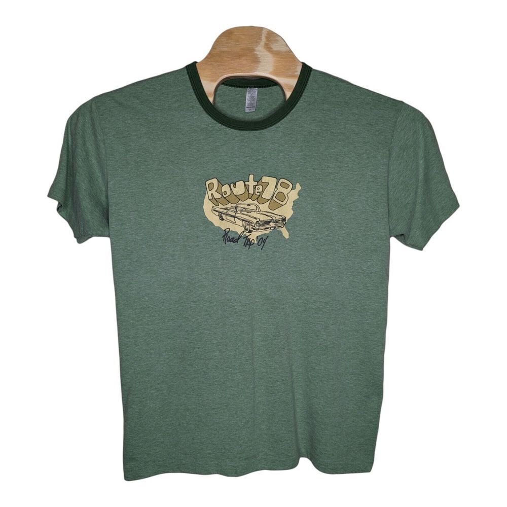 Vintage Route 78 Road Trip 2004 T‎ Shirt Sz XL USA Car Convertible Single Stitch